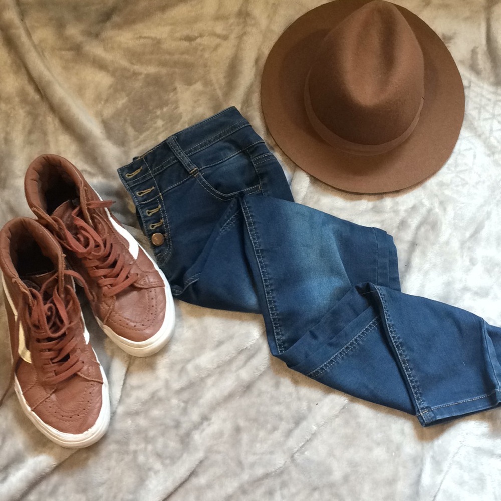 High waisted Tinseltown blue jeans